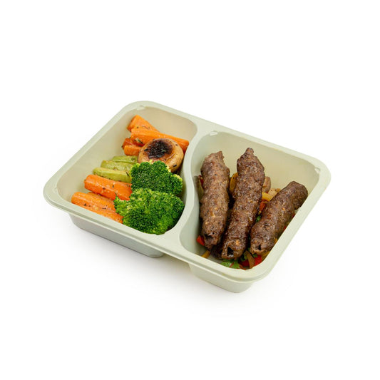 Grilled Kofta with Vegetables